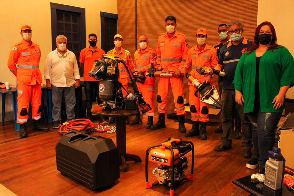 ADESIAP, gestora do PMSB, participou das atividades com bombeiros e Defesa Civil de Congonhas.