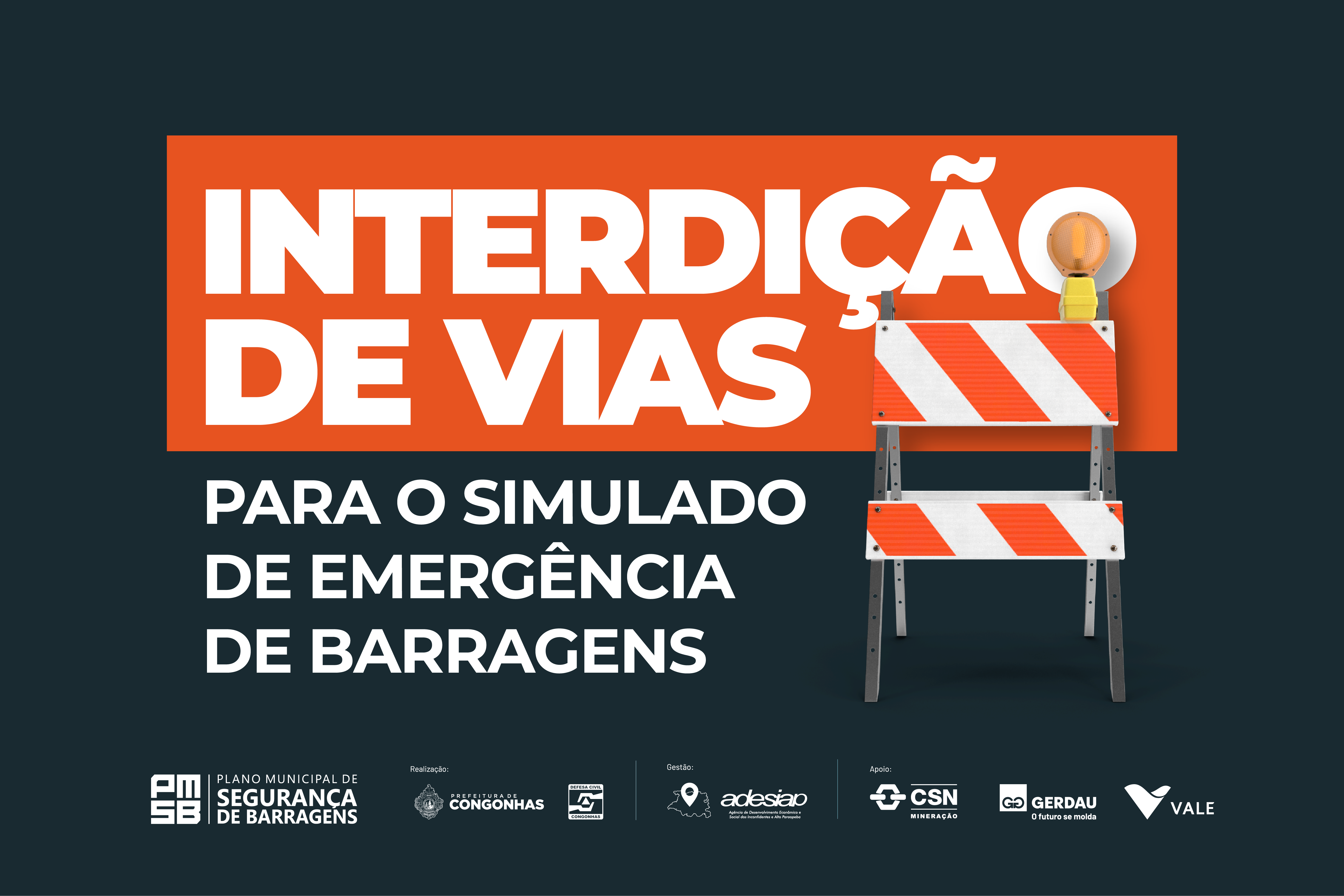 Com Simulado de Emergência de Barragens, trânsito de Congonhas sofre alterações: confira