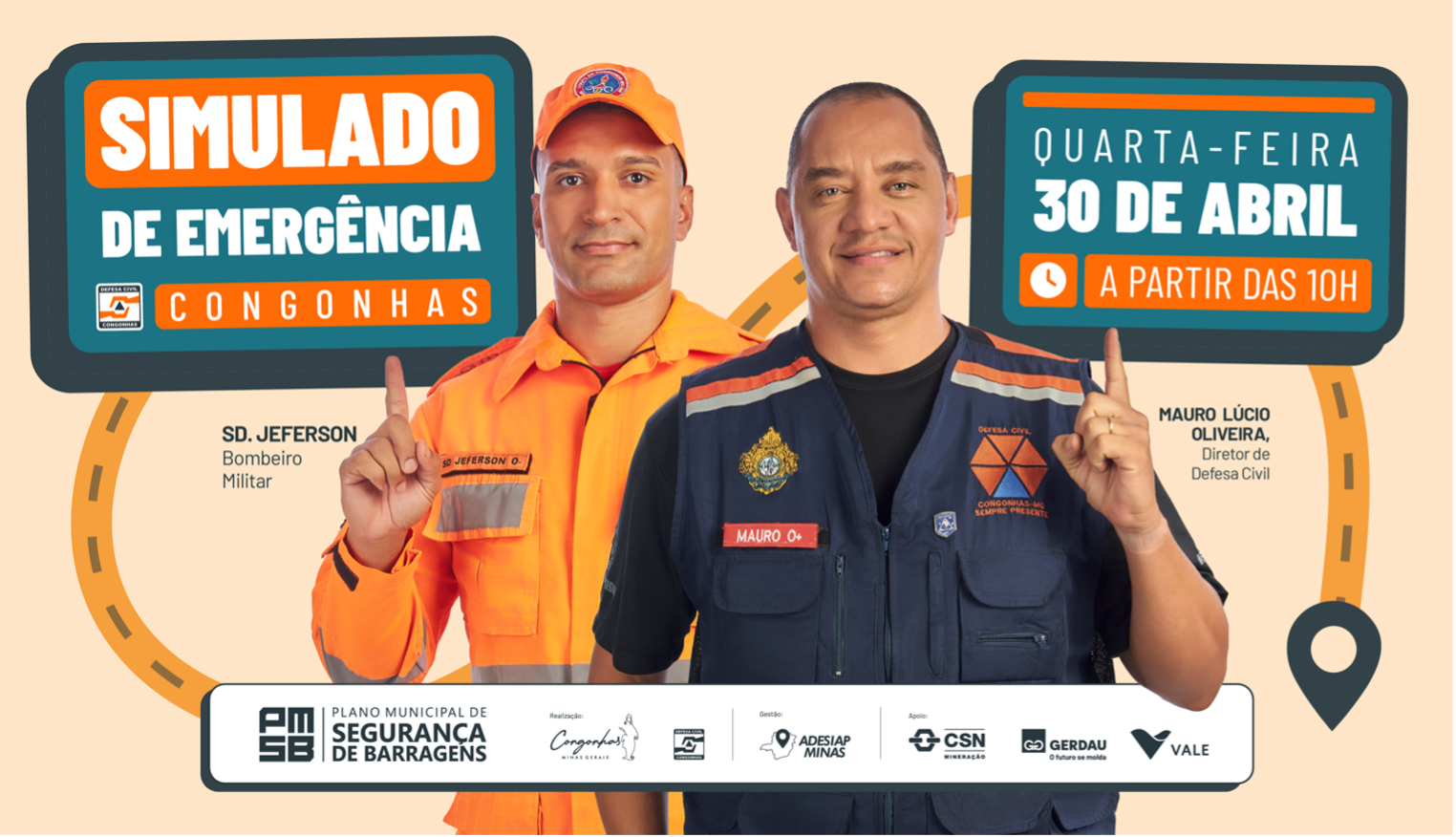 Congonhas se prepara para Simulado 2025:  Mobilização integral e evolvimento da população